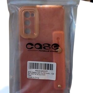 NWT Galaxy S20 5G 6.5 inch phone case pink includes long stand